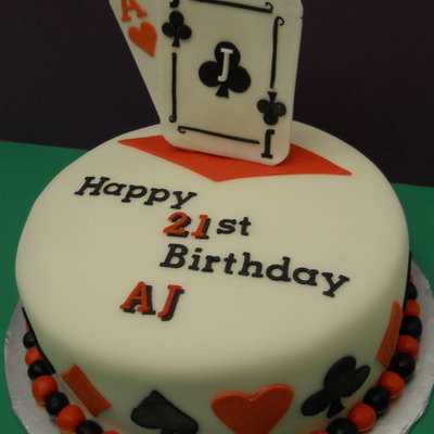 Blackjack Cake