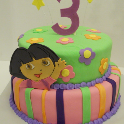 Dora Birthday Cake