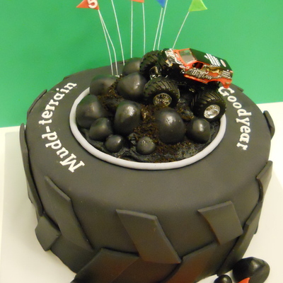 Monster Truck Cake