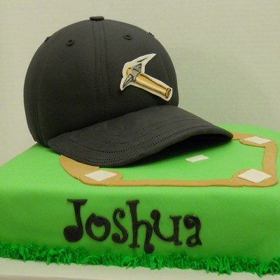 Baseball Cap Cake