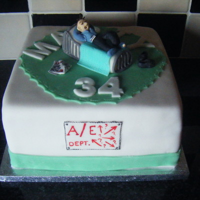 Hospital Porter Birthday Cake
