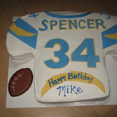 Chargers Cake