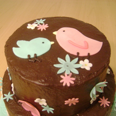 Baby Bird Baby Shower Cake