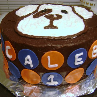 First Birthday Dog Cake