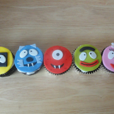 Yo Gabba Gabba Cupcakes