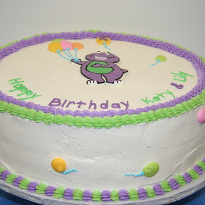 Barney Fbct Birthday Cake