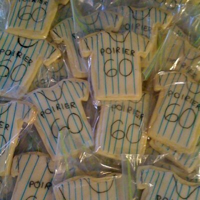 Yankees Jersey Cookies