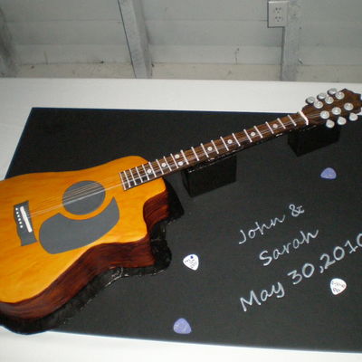 Guitar Groom's Cake