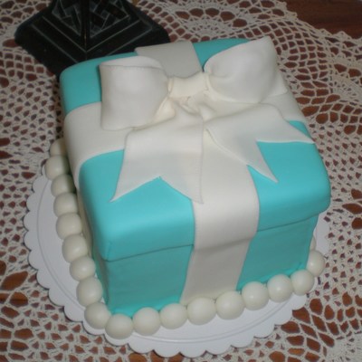 Tiffany Box Birthday Cake