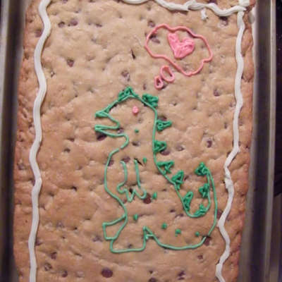Godzilla Cookie Cake