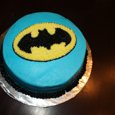 Wilton Course 1 Lesson 2 Batman Cake