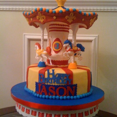 Carousel Cake