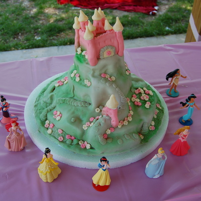 Princess Castle Cake
