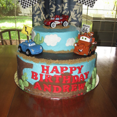 Cars Birthday Cake