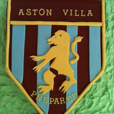 Aston Villa Badge Cake
