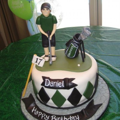 Birthday Golf Cake