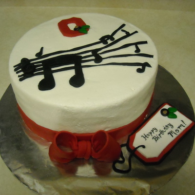 Osu Music Birthday Cake