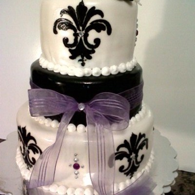 Black & White With A Purple Bow