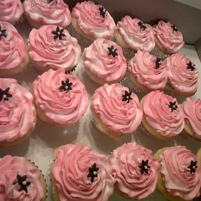 Pink Swirl Cupcakes