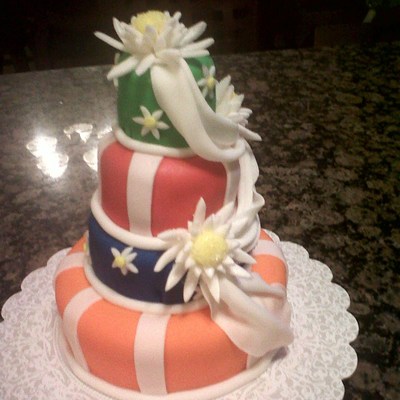 Multi Colors With Blossoms