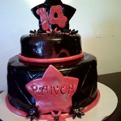 Pink & Black Rock Star