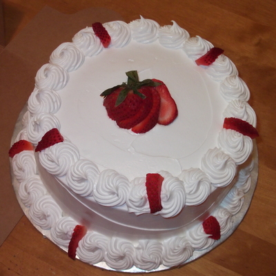 Strawberry With Whipped Icing
