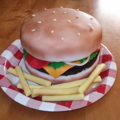 Burger Cake