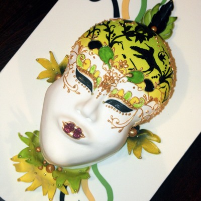 Venetian Mask Cake