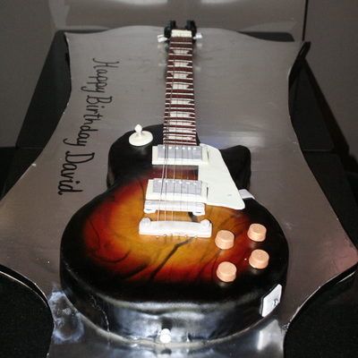Gibson Les Paul Guitar Cake