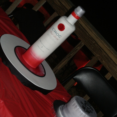 Keith's Upright Vodka Bottle