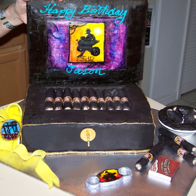 Cigar Box Cake