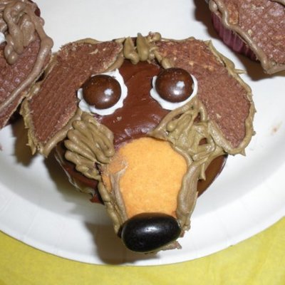 Dashund Cupcake