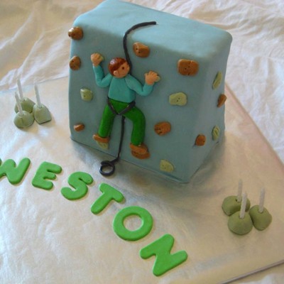 Rock Climbing Cake