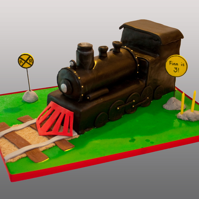 Steam Train Cake