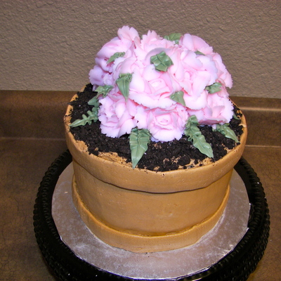 Flower Pot Cake