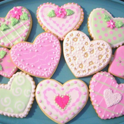 Pastel Valentine Hearts