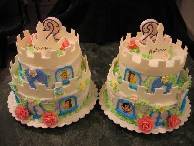 Disney Princess Castle Cakes