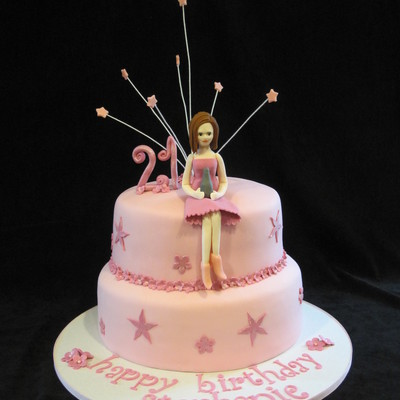 Very Pink 21St Birthday Cake!