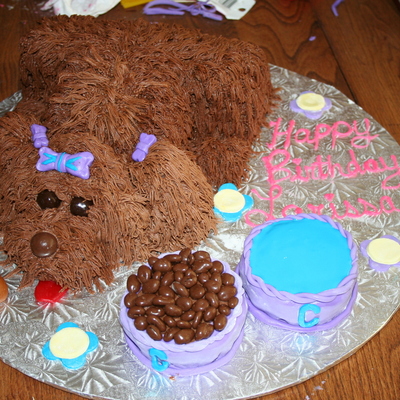 8 Yr Olds Birthday Puppy Cake