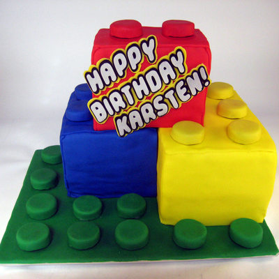 Lego Birthday Cake