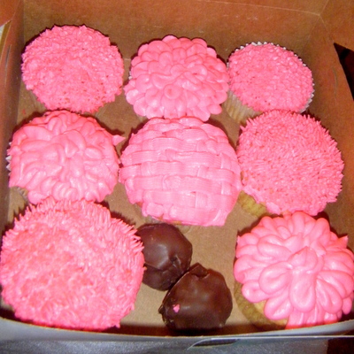 Pink Cupcake Assortment