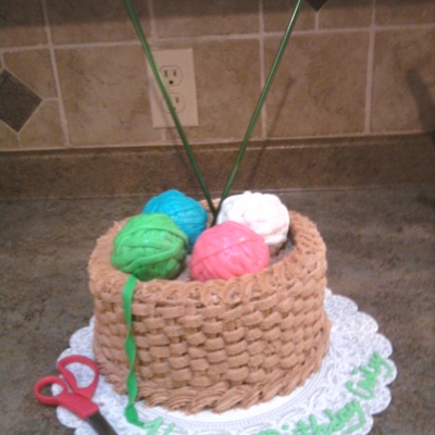 Knitting Cake