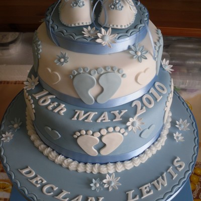Declans Christening Cake