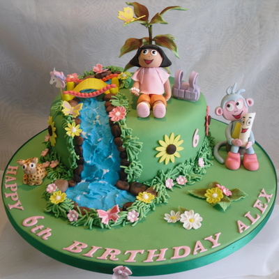 Dora The Explorer Cake
