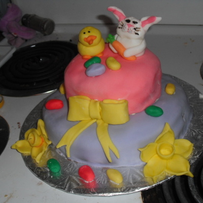 1St Fondant Easter Cake