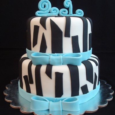 Zebra Stripes Cake
