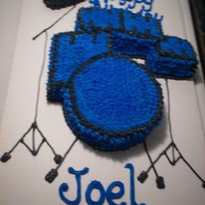 Drum Set Birthday Cake