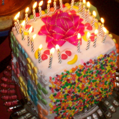 Candy Decorated Cake