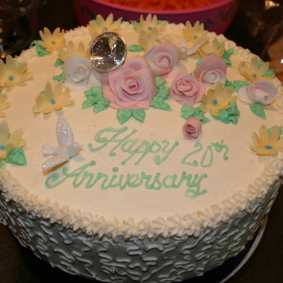 20Th Anniversary Cake