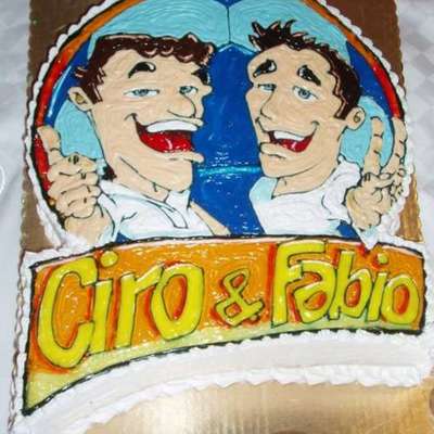 Ciro And Fabio Cannavaro Cake, May 17, 2007